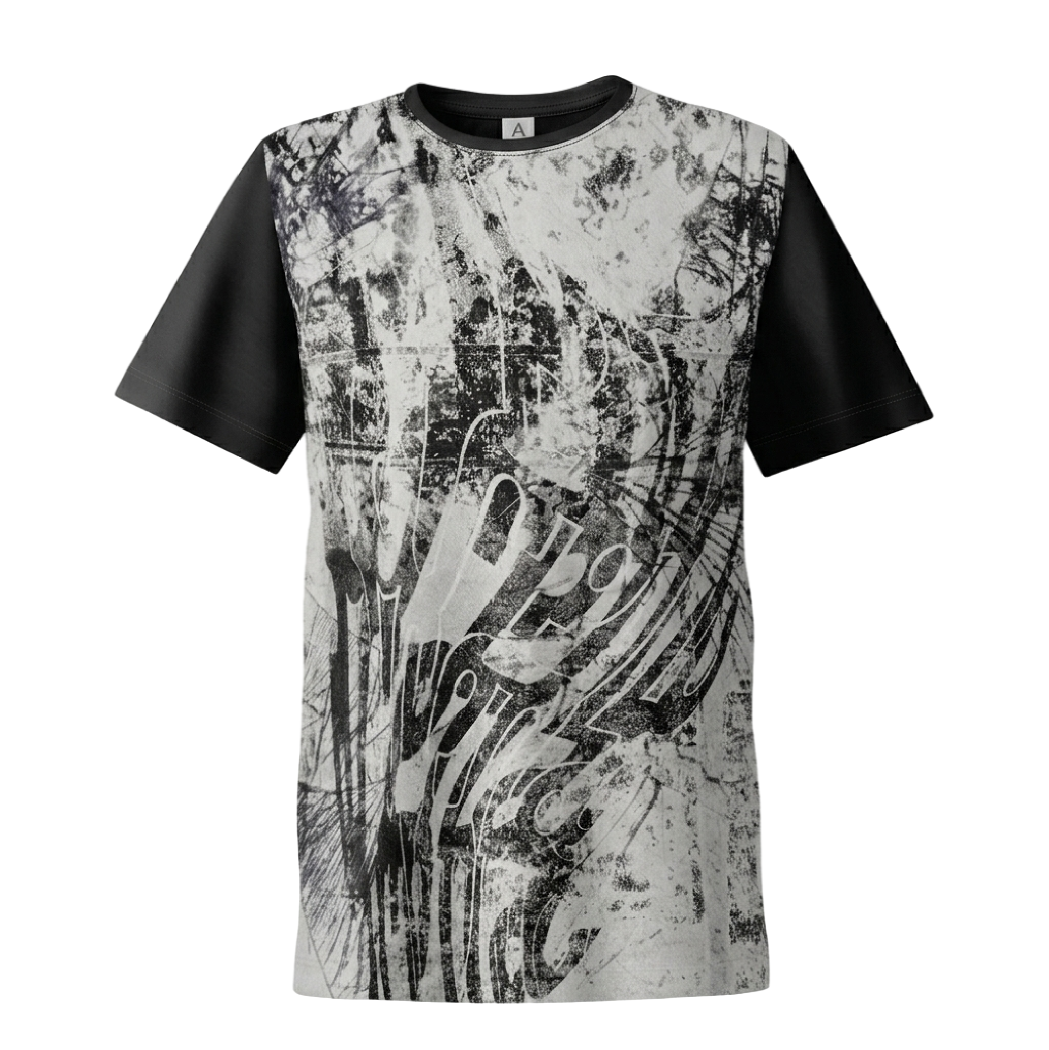 remera oversize gris